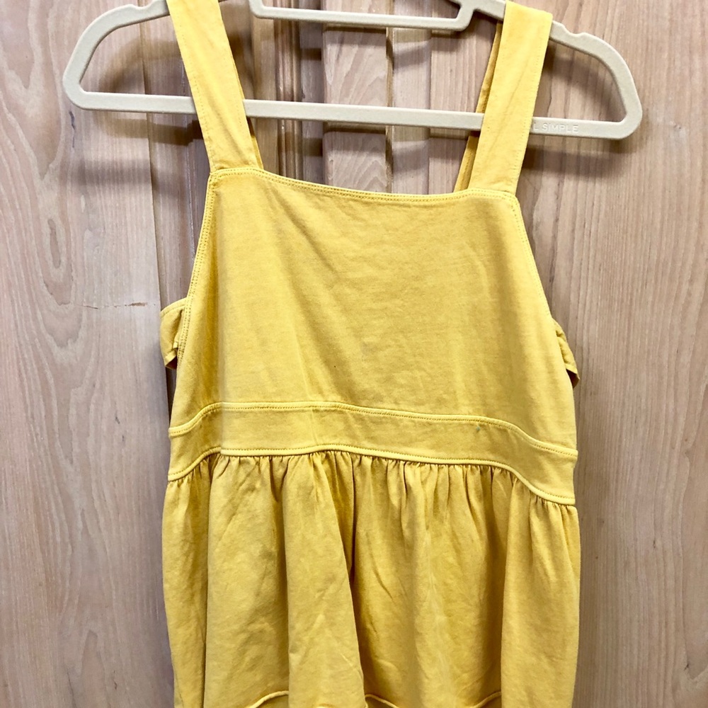 ABOUND Yellow BabyDoll Blouse